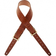 MAGRABO Strap Twin Buckle TC Emb Brown 7